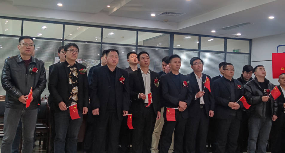 点亮梦想，威武出征 ——农达生化销售团队出征授旗仪式(图1)